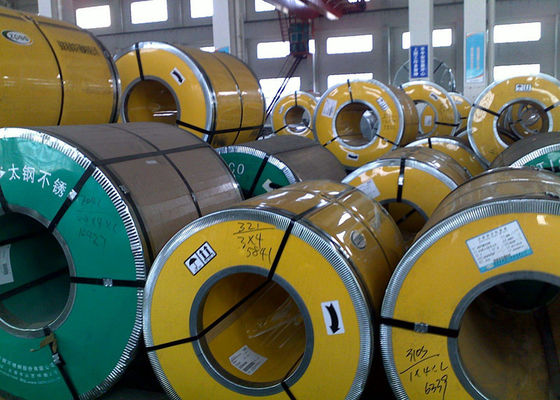 Thickness 0.3 - 3.0mm Steel Strip Coil , 400 Series Stainless Steel Sheet Metal Coil