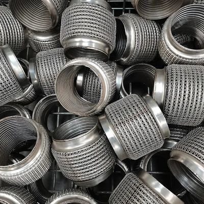 الفولاذ المقاوم للصدأ السيارات العادم أنابيب مرنة 51 X 186mm حجم 38 - 76MM القطر الداخلي