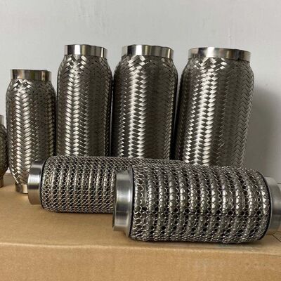 سس السيارات العادم مرنة الأنابيب مع الحلمة تمديد 60 × 80 ملليمتر القطر