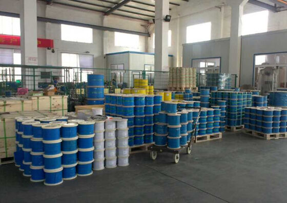 شراء 34kN 6.0mm القطر 1x19 304 أسلاك الفولاذ المقاوم للصدأ التصنيع عبر الإنترنت