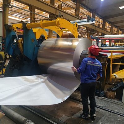 شراء جيس SUS304 بريباينتد الصلب لفائف، 508/610 ملليمتر لفائف معرف اللون المغلفة الصلب لفائف التصنيع عبر الإنترنت