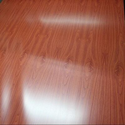 شراء 0.4 مم الخشب الحبوب المعدنية تسقيف البناء رسمت لفائف تصنيع عبر الإنترنت