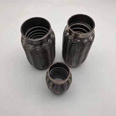 شراء 45 × 200 ملليمتر حجم السيارات العادم مرنة الأنابيب سلك مزين مشيد السطح الخارجي تصنيع عبر الإنترنت